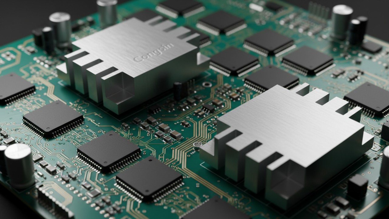 Custom solar inverter PCB with heavy copper traces and advanced power components