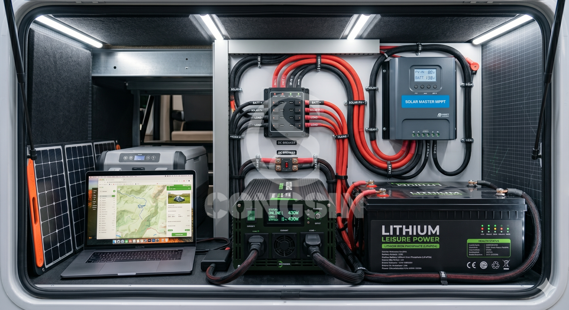 DIY off grid solar inverter and battery setup for RV DIY off grid solar inverter and battery setup for RV