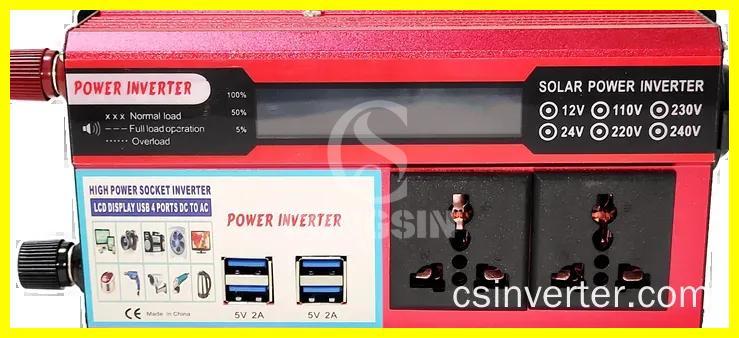 500W modified sine wave inverter with LCD display - Congsin
