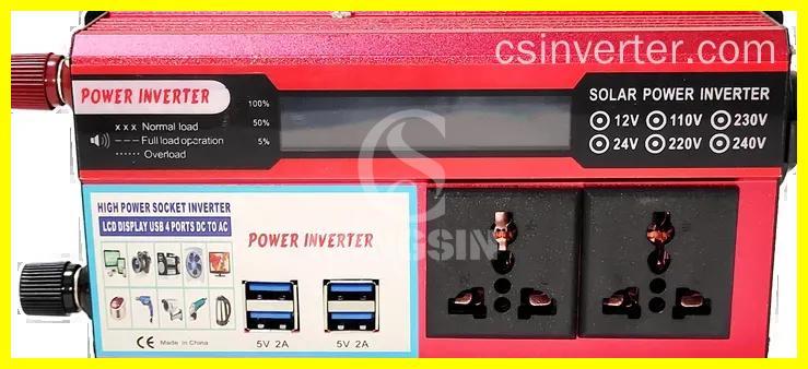 500W modified sine wave inverter with LCD display - Congsin