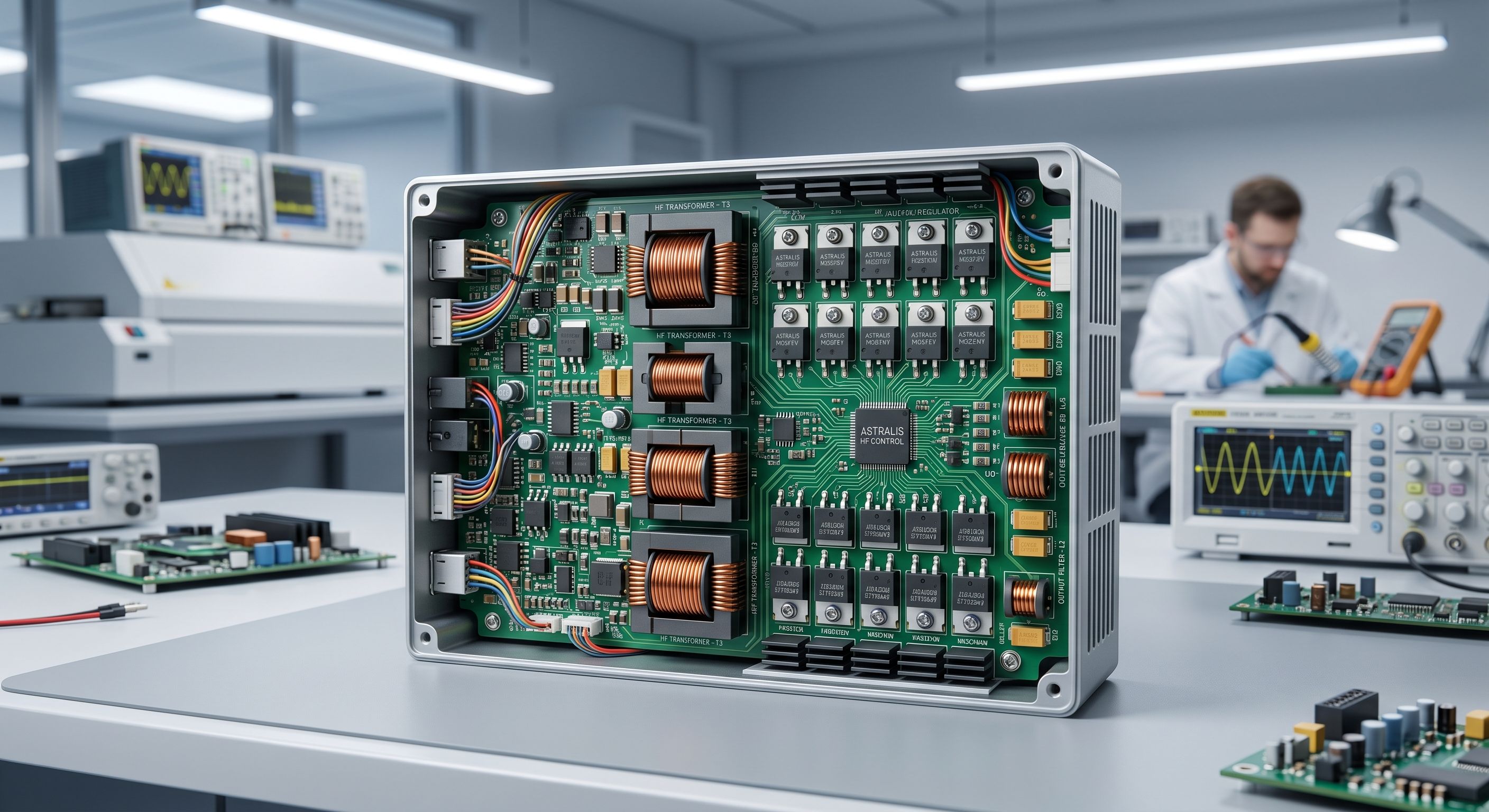 High frequency inverter topology internal PCB circuit - Congsin
