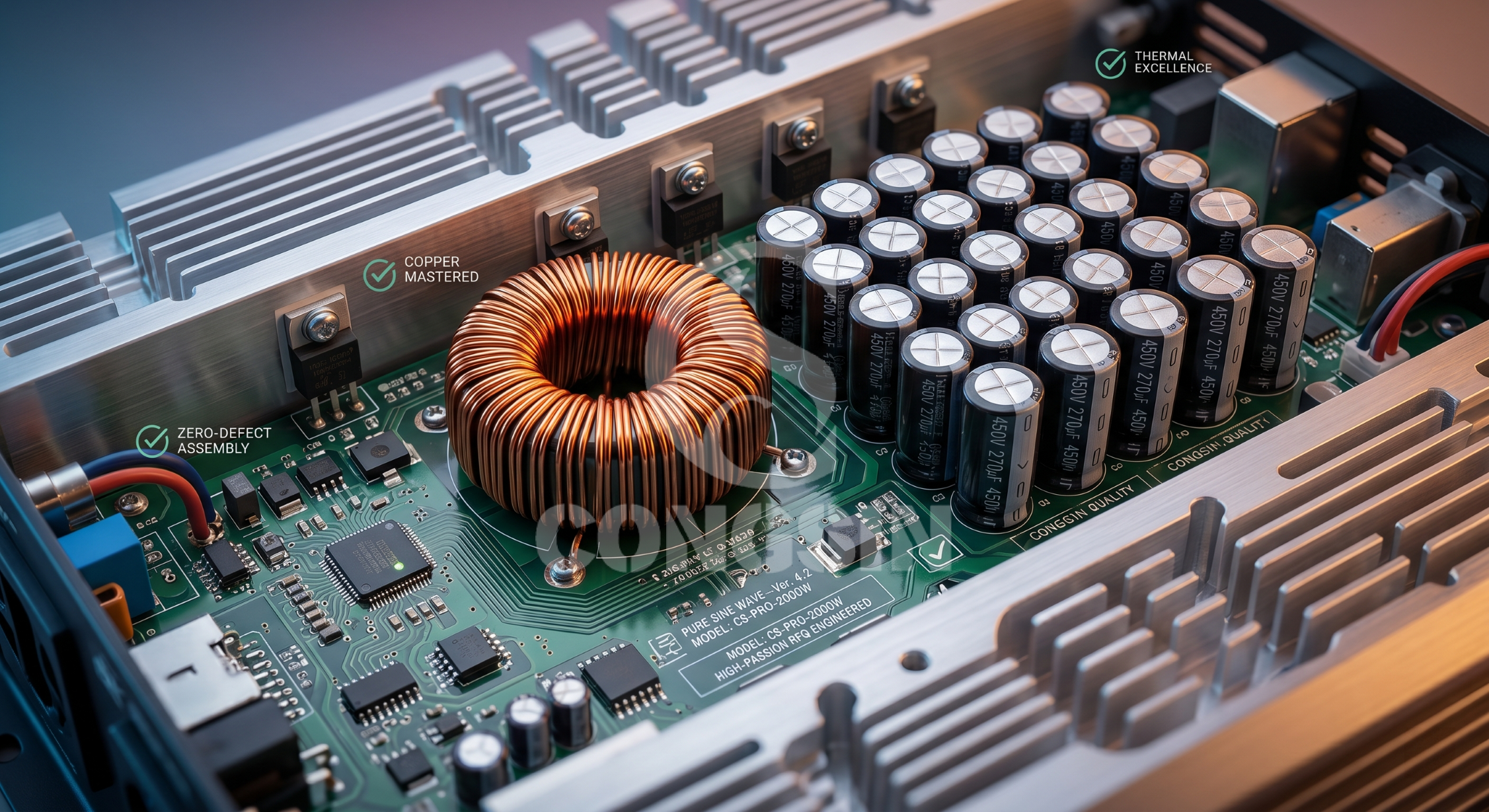 High-quality car inverter circuit board with high-frequency transformers High-quality car inverter circuit board with high-frequency transformers