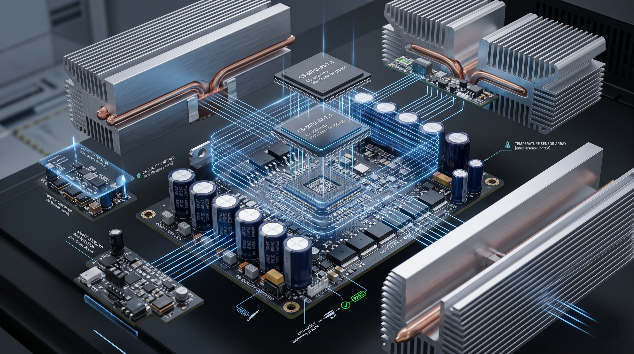 Inverter overload protection circuit board