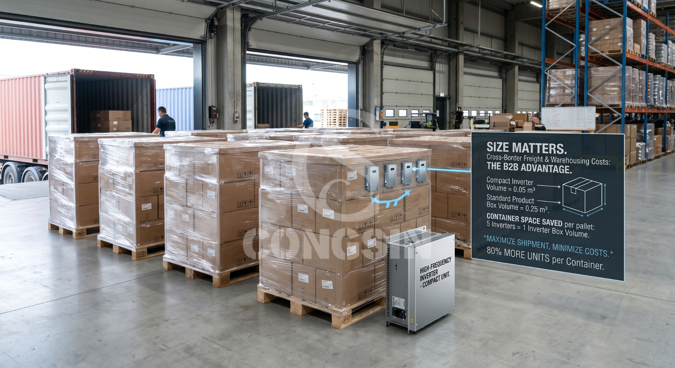 Lightweight high frequency inverters for bulk shipping Lightweight high frequency inverters for bulk shipping
