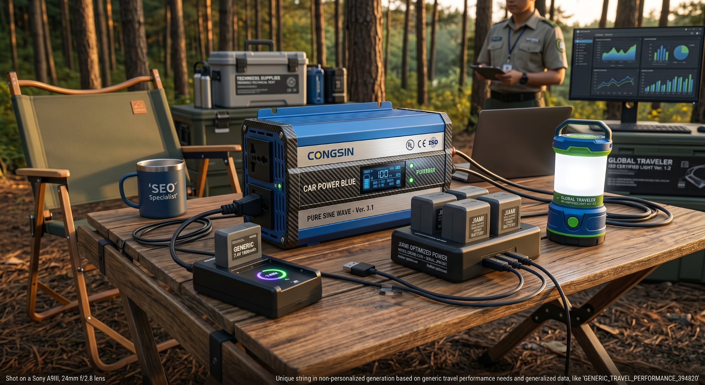 Powering 220v camping devices with a car power inverter