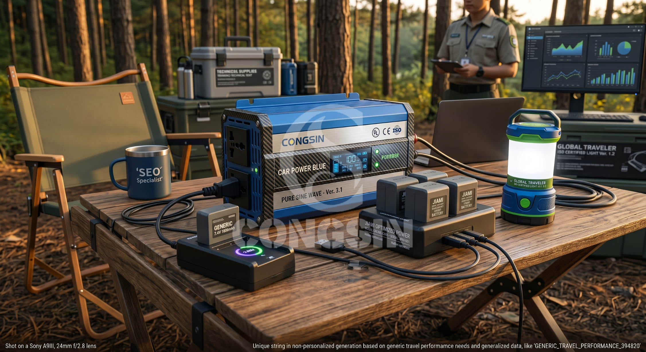 Powering 220v camping devices with a car power inverter Powering 220v camping devices with a car power inverter