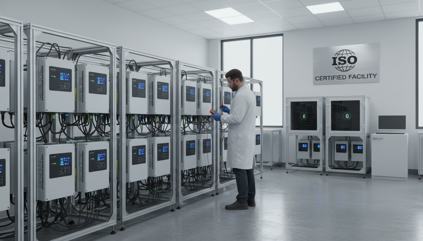 Stringent quality and safety testing for CONGSIN home solar inverters