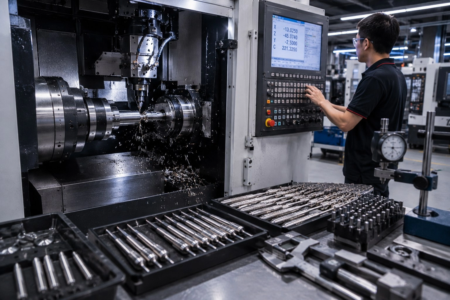 CNC machined dart barrels