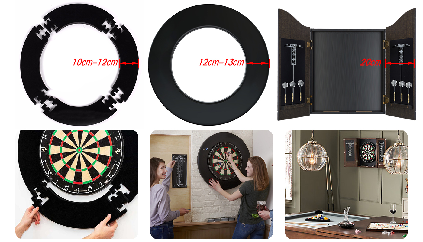 Custom dartboard surround