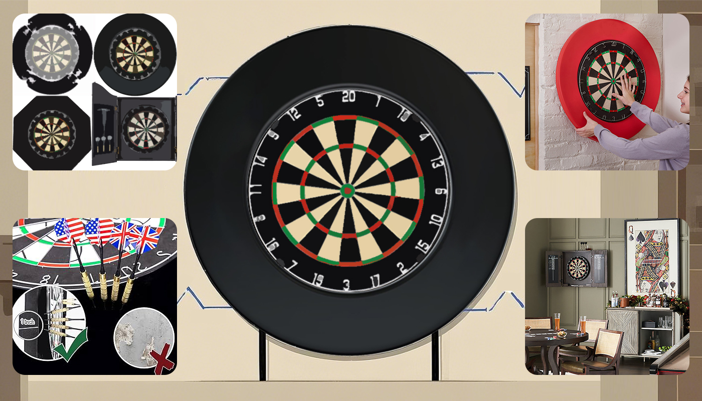 Dart board protection ring Dart board protection ring