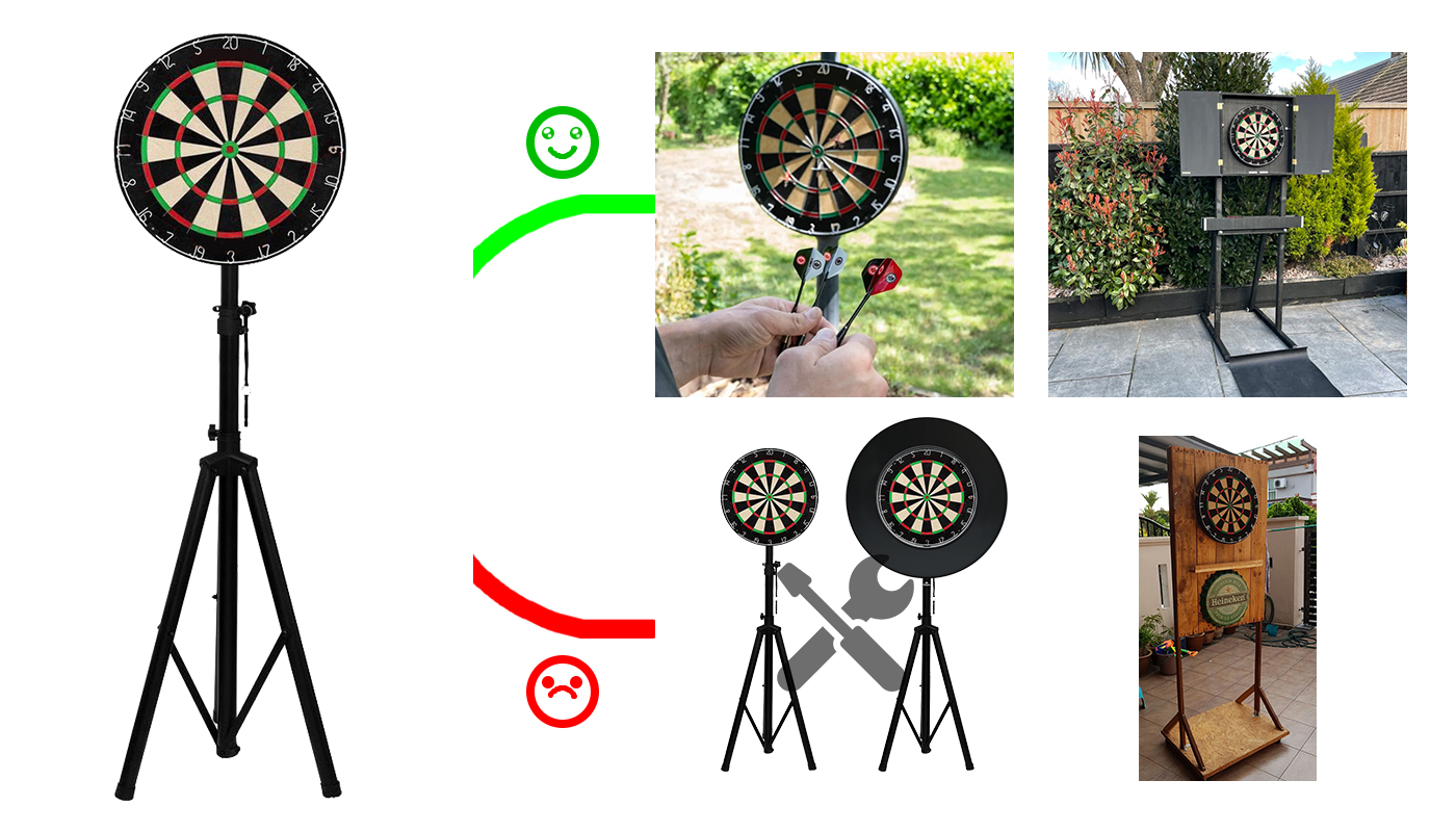 Dart board stand