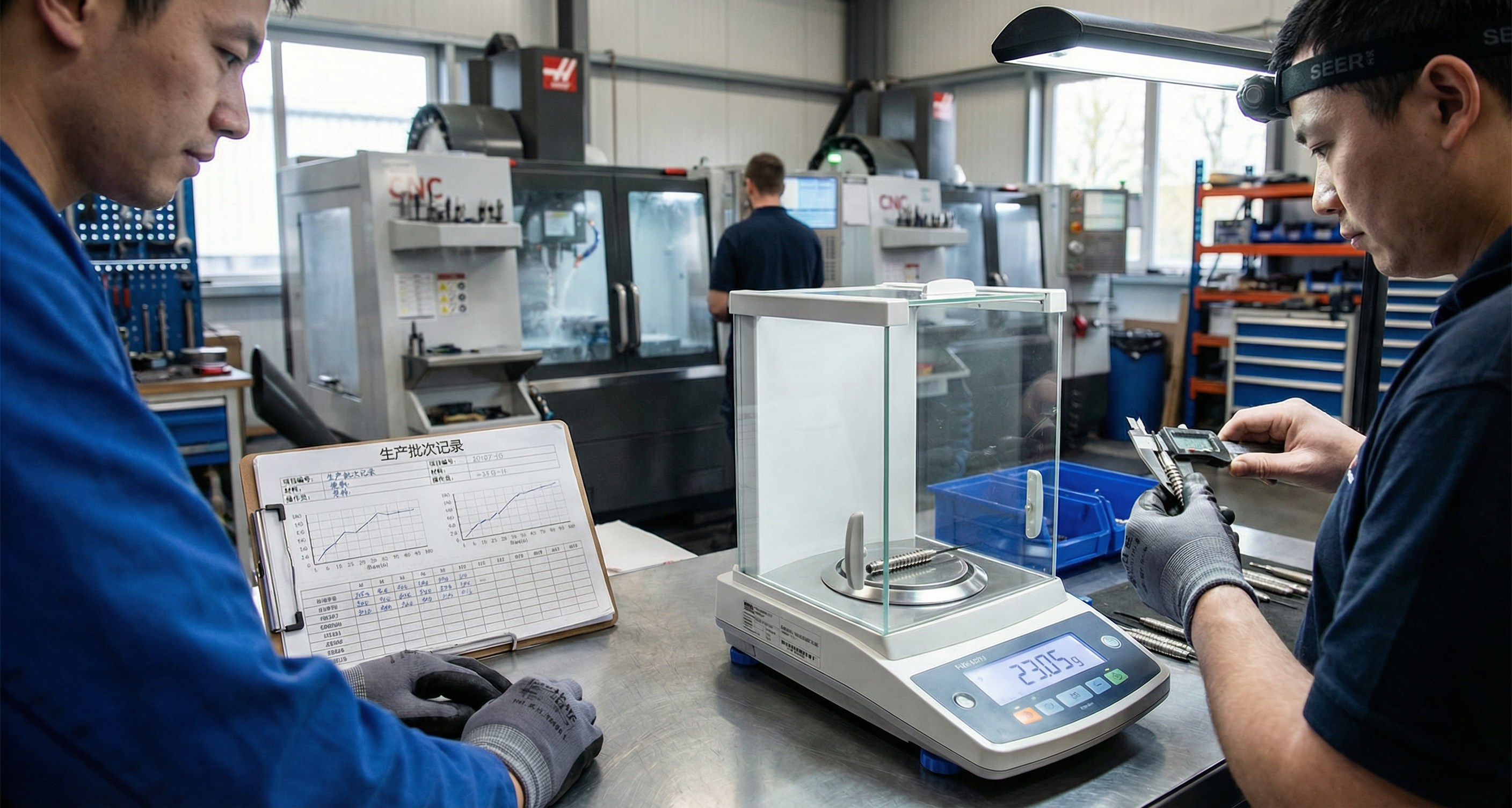 dart-factory-qc-weight-checking-tungsten-barrels