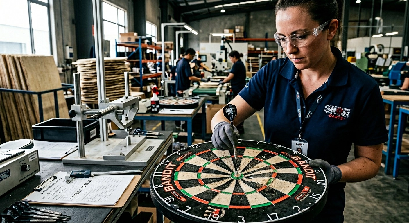 dartboard factory inspection