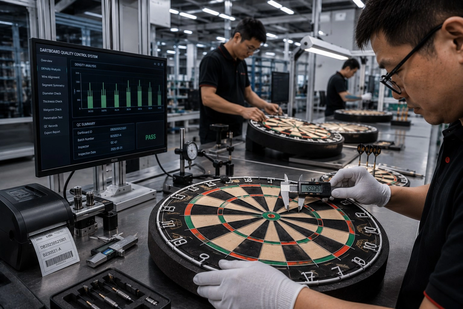 dartboard quality control