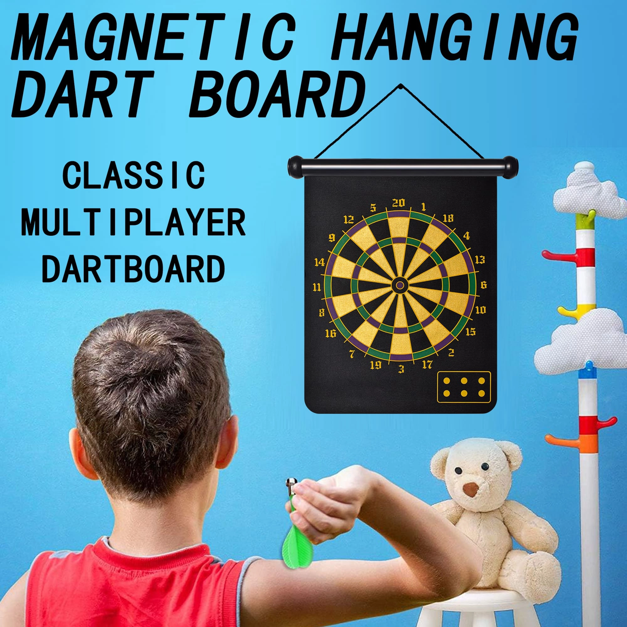 Indoor Outdoor Dart Games for Kids