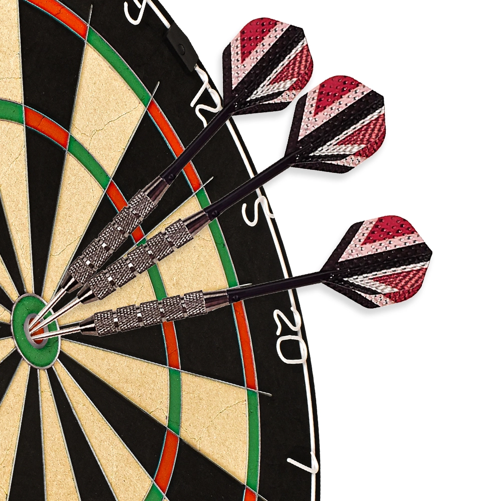 Professional steel tip darts for experienced players