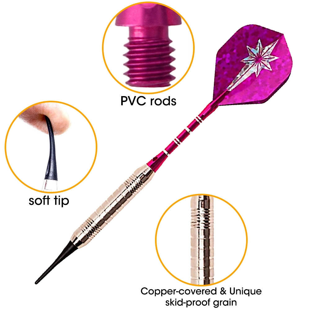 Replacement soft dart heads