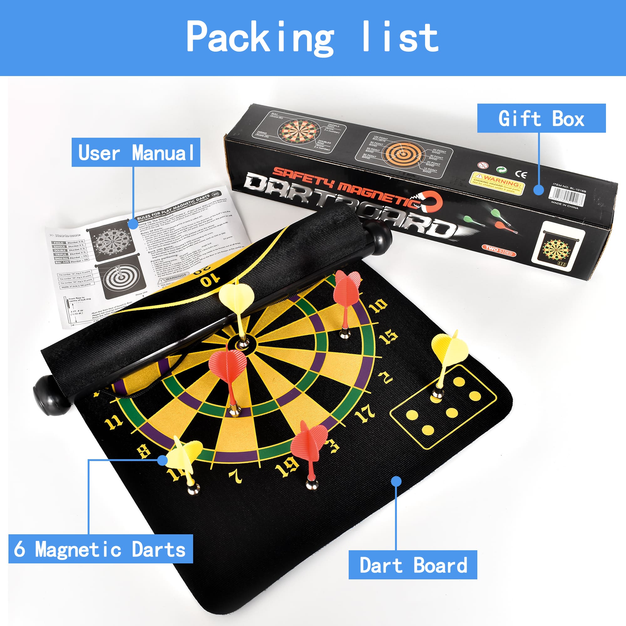 Rollup Double Sided Board Game Set