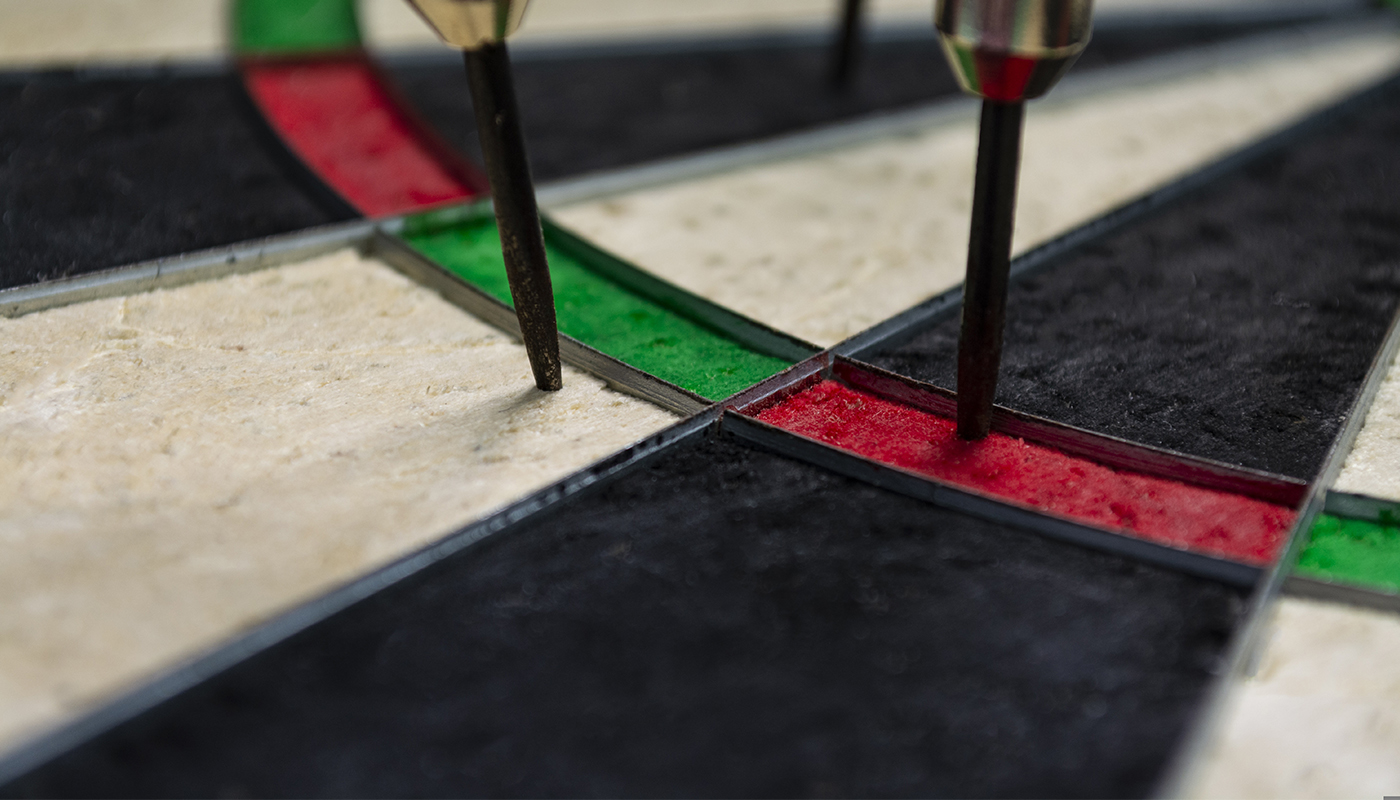 Sisal dartboard
