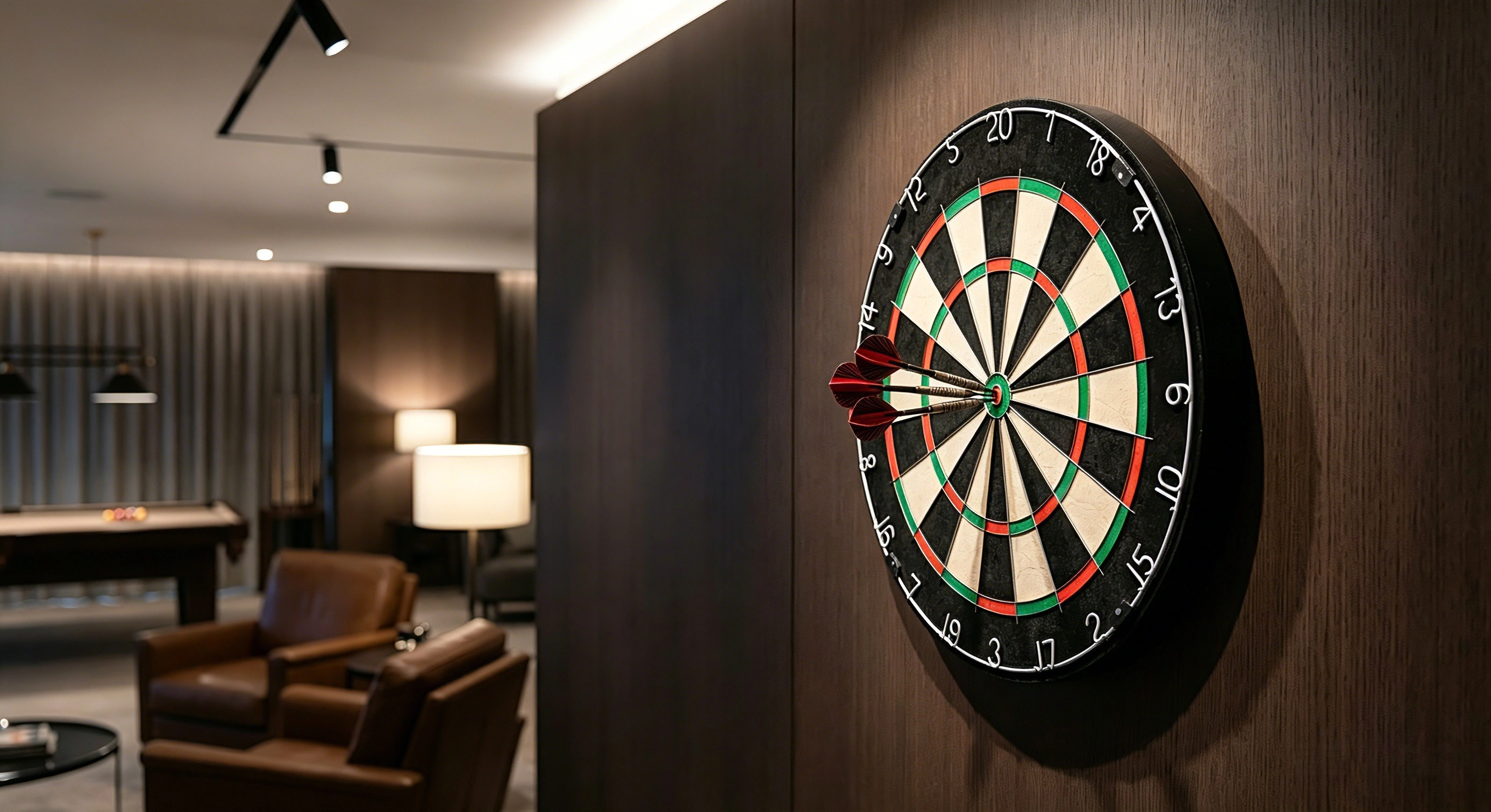 sisal dartboard close up
