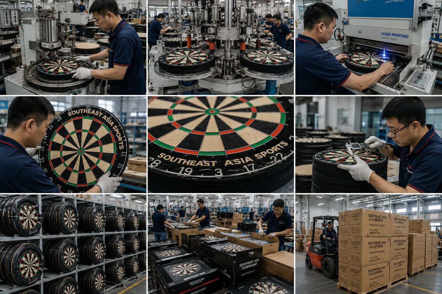 sisal dartboard factory