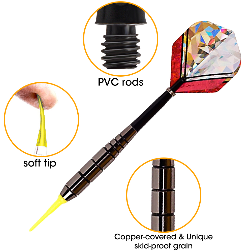Soft tip darts for kids and beginners