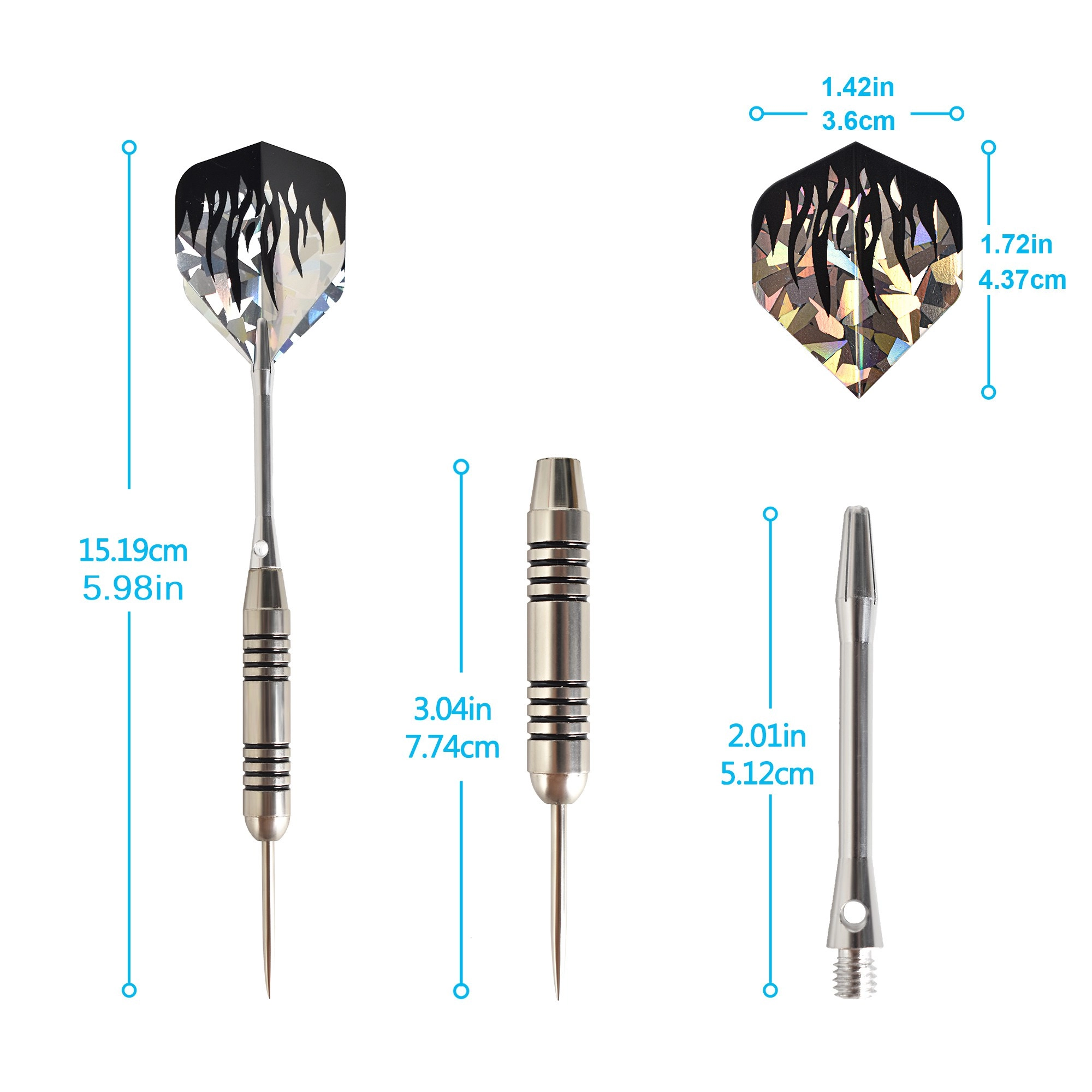 Steel tip darts
