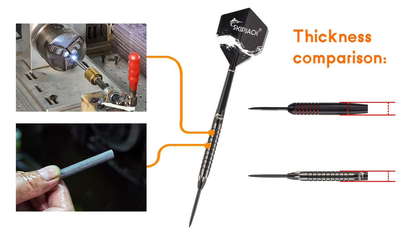 Tungsten steel darts