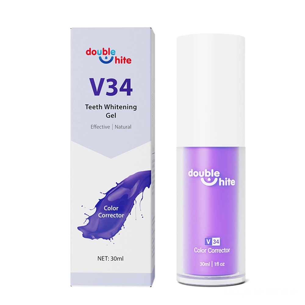 Dentifrice V34-Correcteur-de-couleur-violet Dentifrice violet correcteur de couleur V34