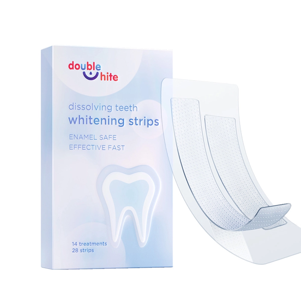 Bandes blanchissantes pour les dents dissolvantes