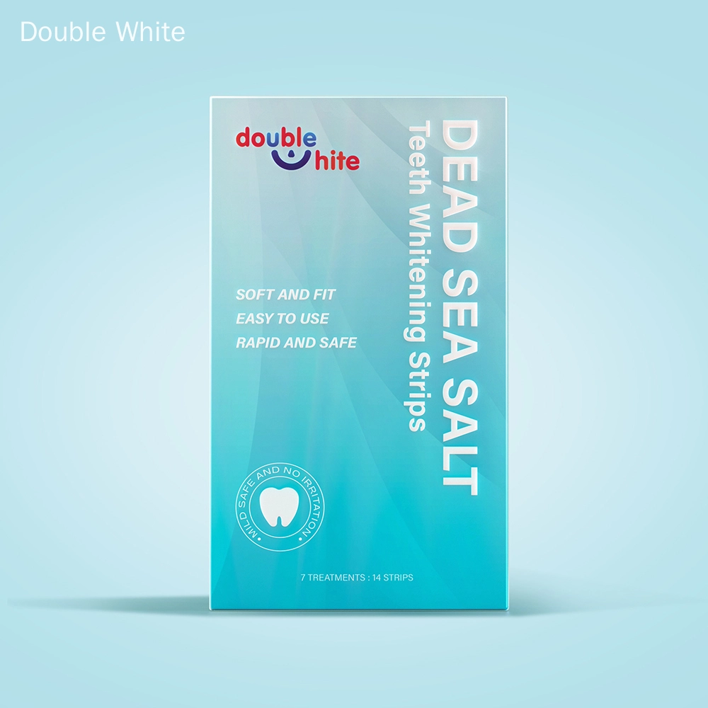 shampoo roxo-clareamento-dental-truque Caixa de tiras de clareamento dental Double White com sal do Mar Morto.