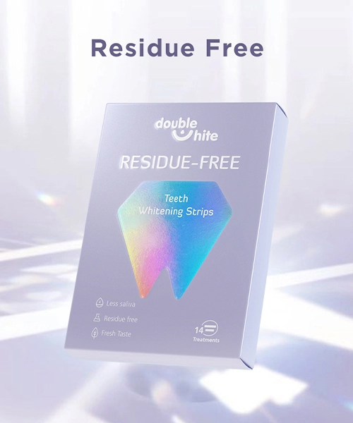 Отбеливающие полоски Double White Residue Free Teeth White — это простой и удобный способ отбелить зубы.