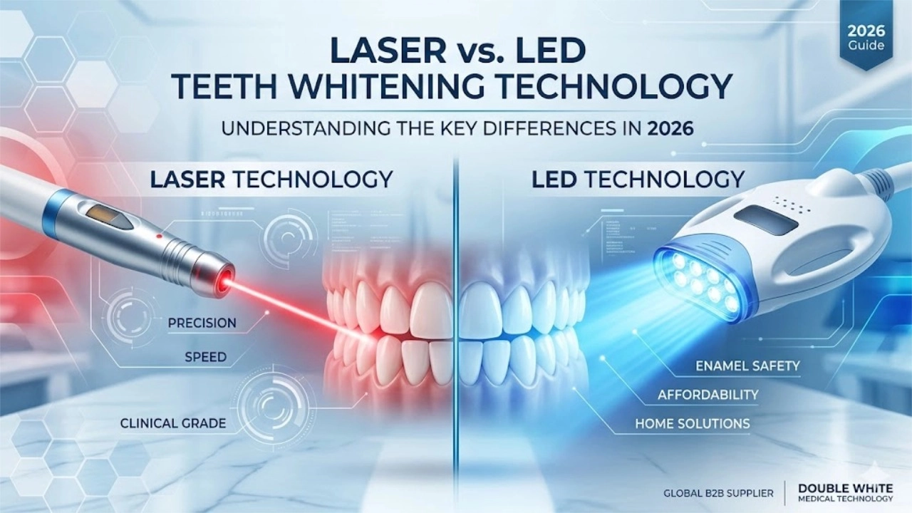 laser vs led - Double White
