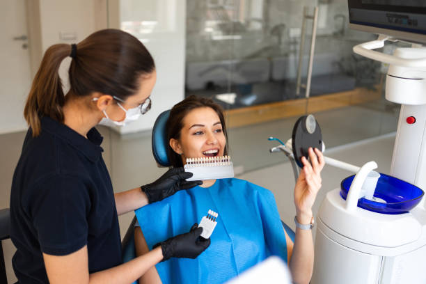 Blanchiment des dents à base d&#39;oxygène