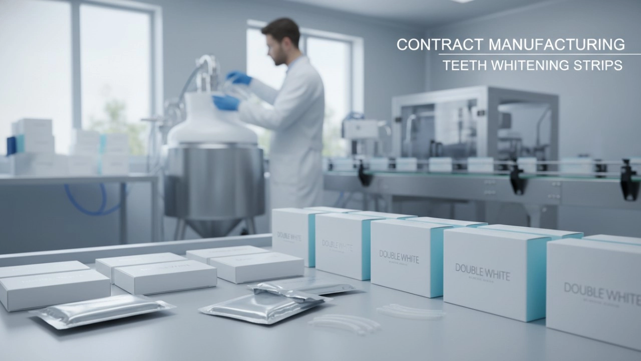 Fabricación por contrato de tiras blanqueadoras dentales - Double White