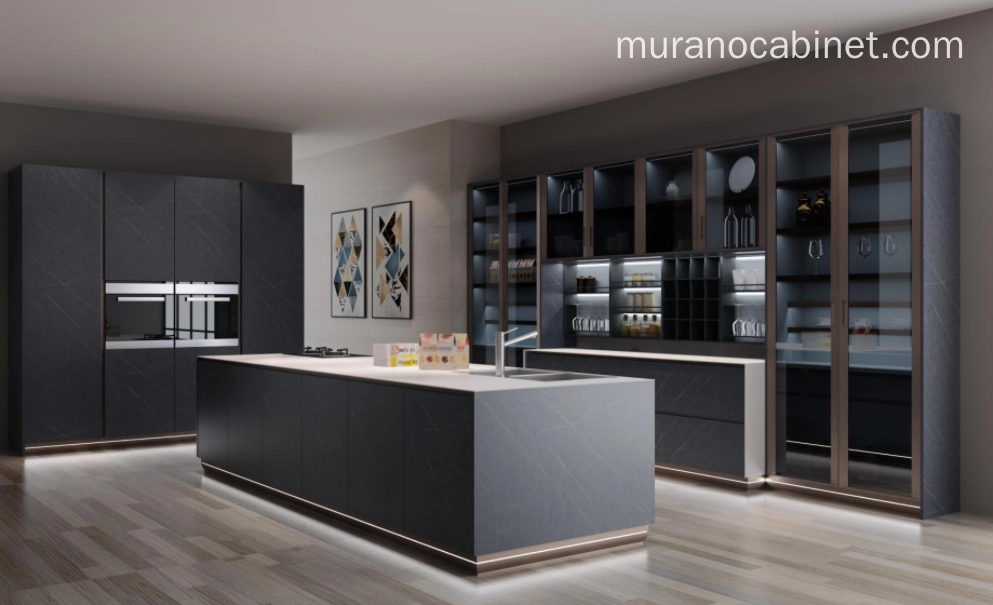 customized modular kitchen cabinet