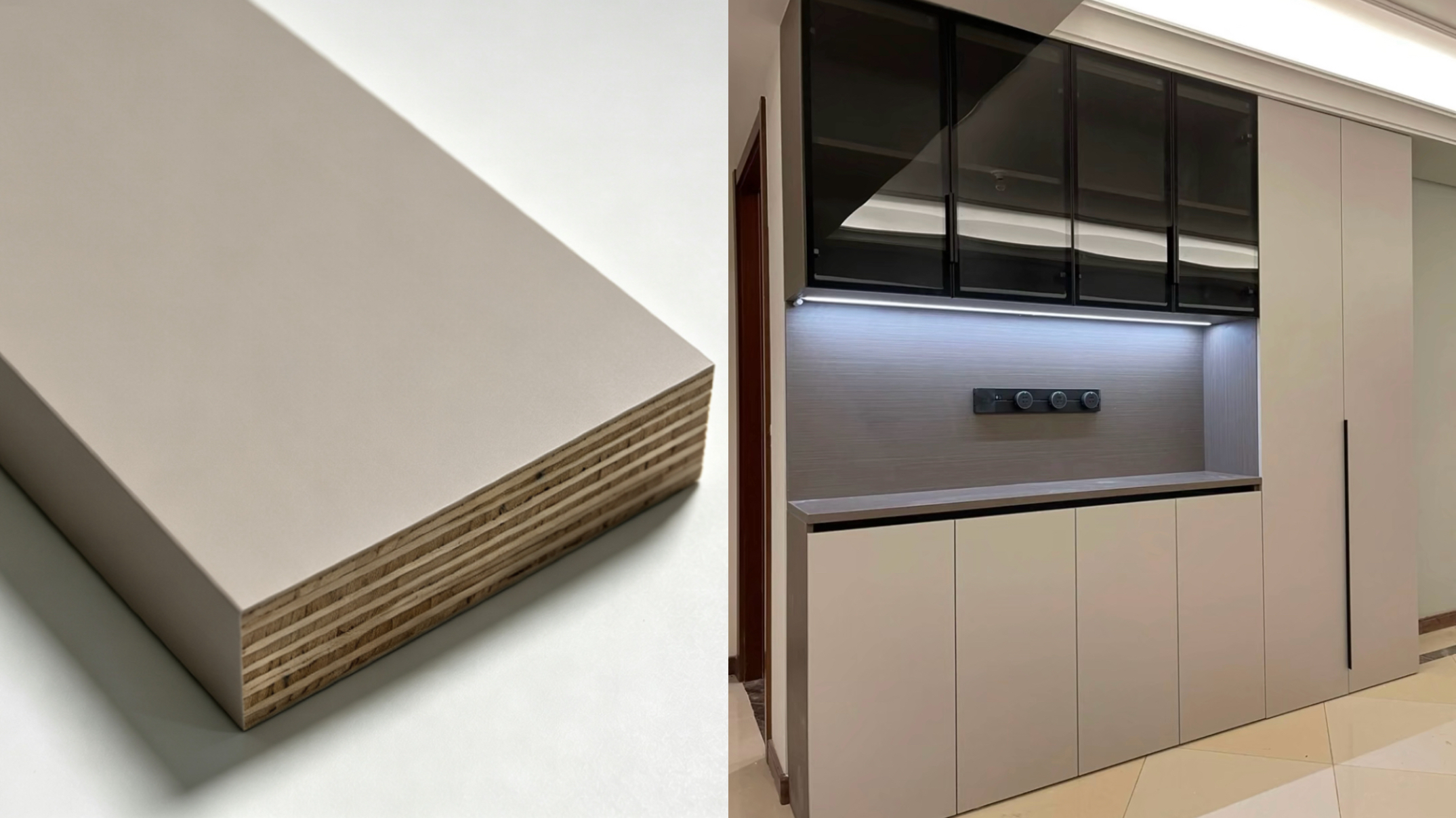 low VOC plywood for heavy duty kitchen and office cabinets