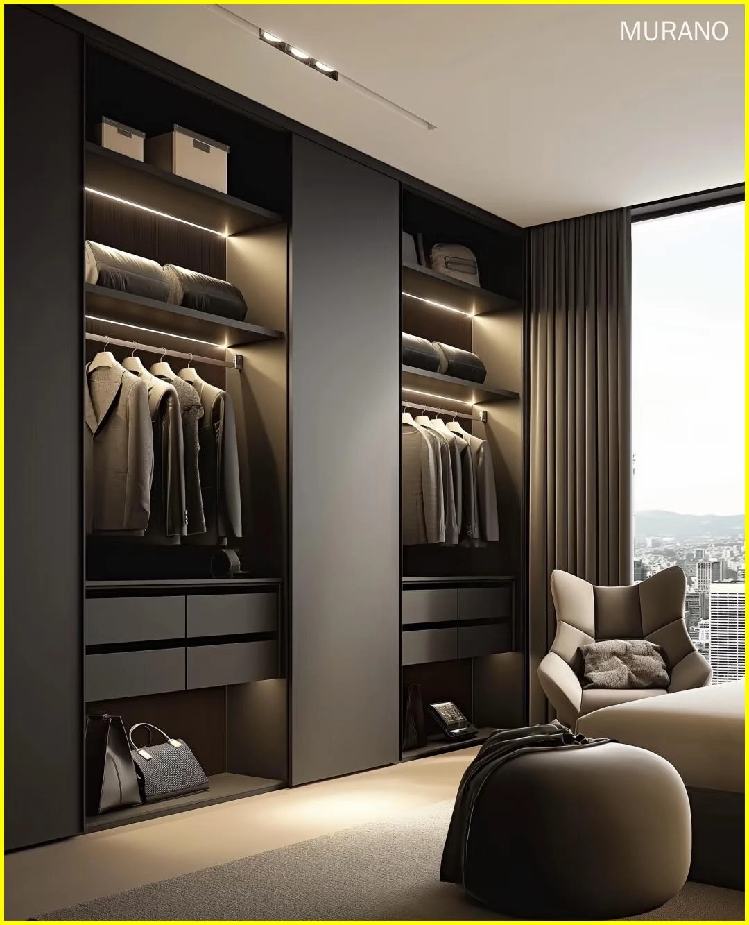 EBhighglossy light luxury wardrobe8