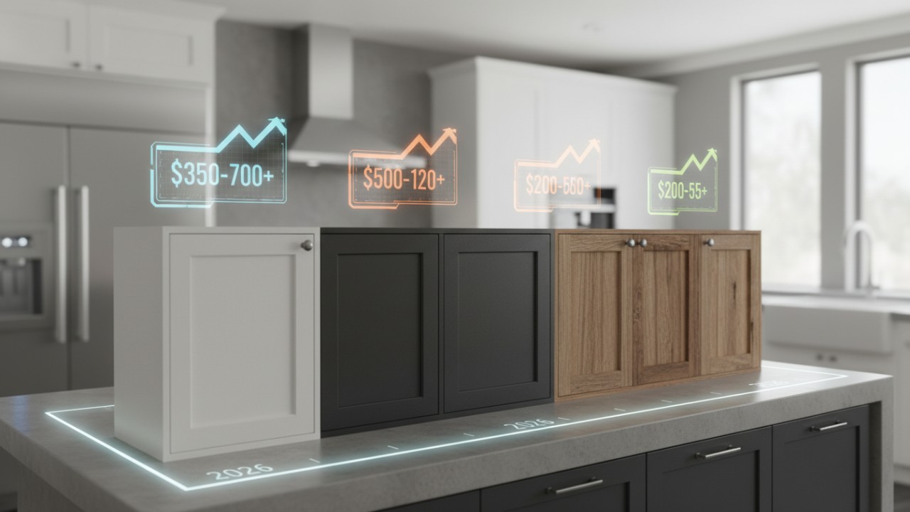 kitchen cabinet prices per linear foot 2026