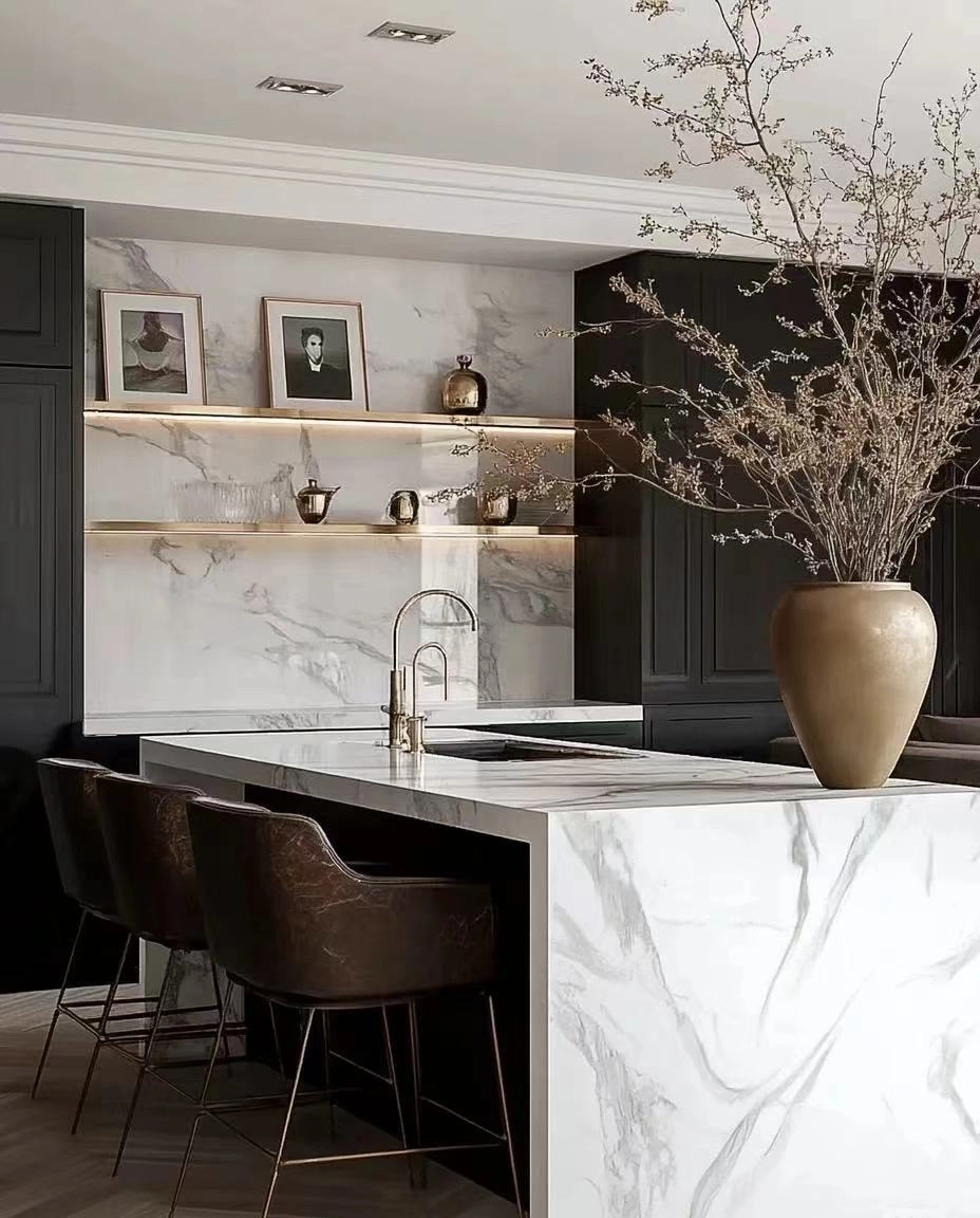 Marble-Black---Gold-Sleek-Luxury-Cabinet Marble Black - Gold Sleek Luxury Cabinet