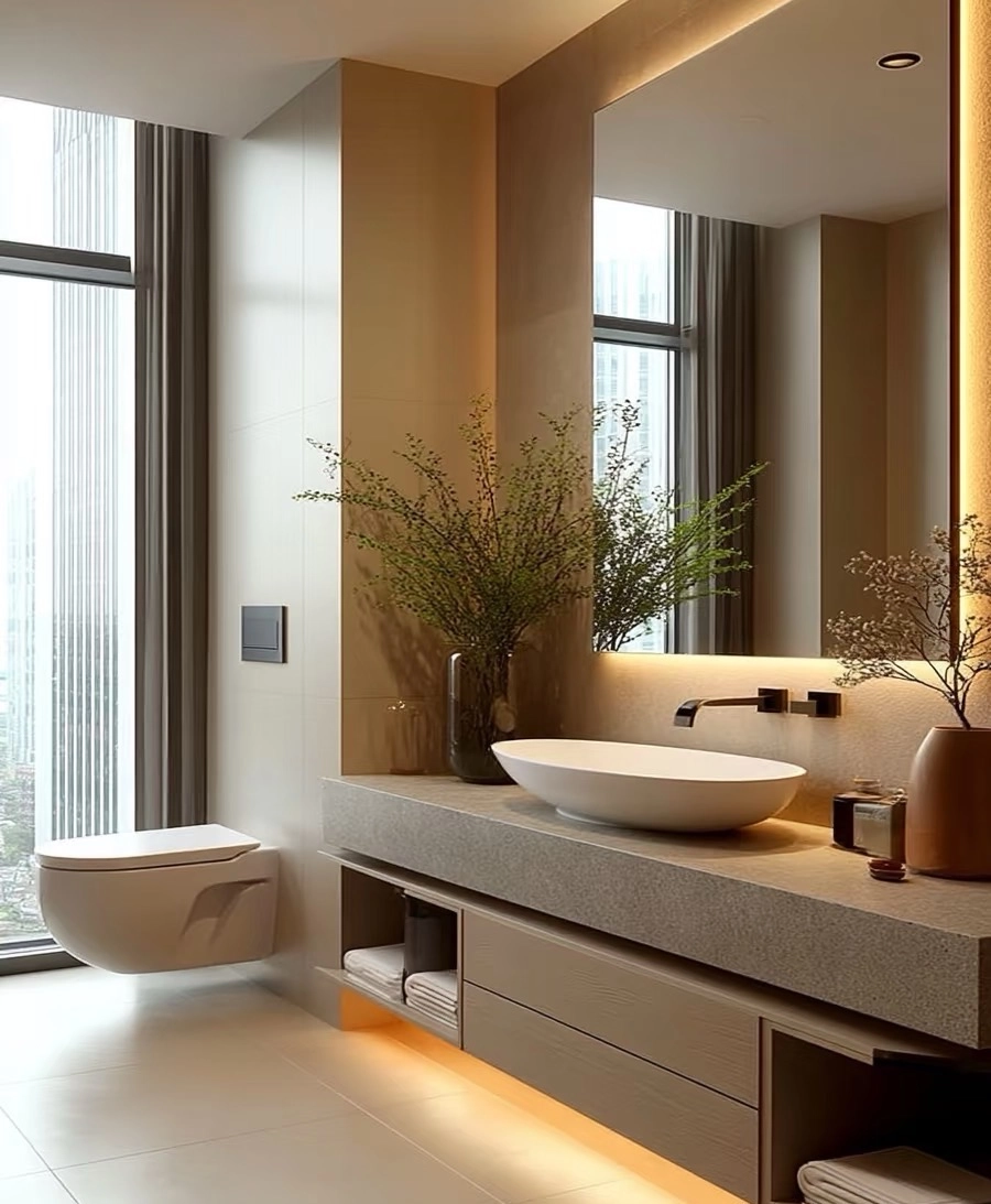 osb bathroom cabinet