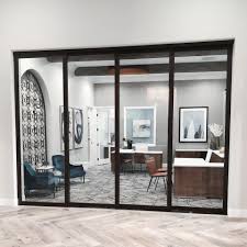 Stylish Room Dividers for Open-Plan Interiors of Aluminum Frame Glass Sliding Doors Stylish Room Dividers for Open-Plan Interiors of Aluminum Frame Glass Sliding Doors