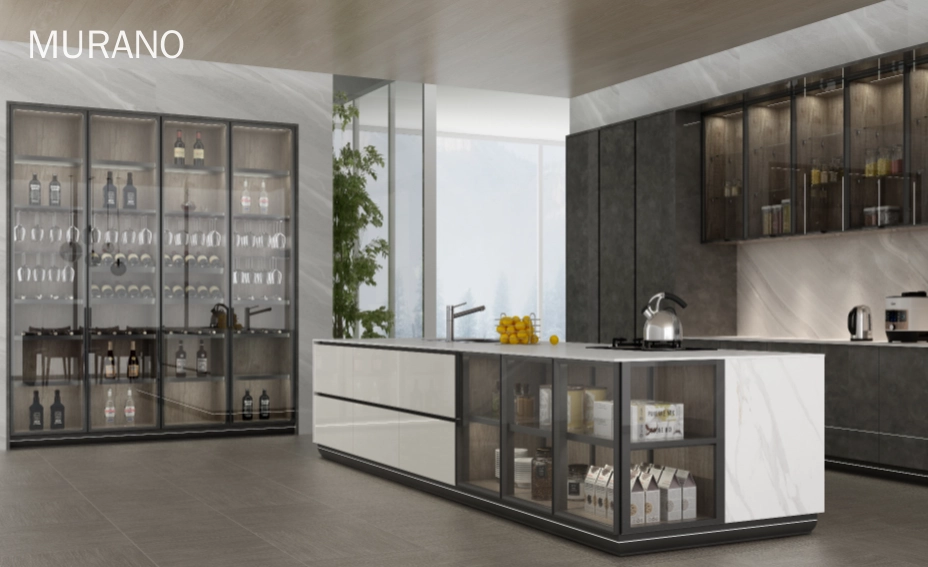 UV-marble-color-high-glossy-kitchen-cabinet-2 UV marble color high glossy kitchen cabinet 2