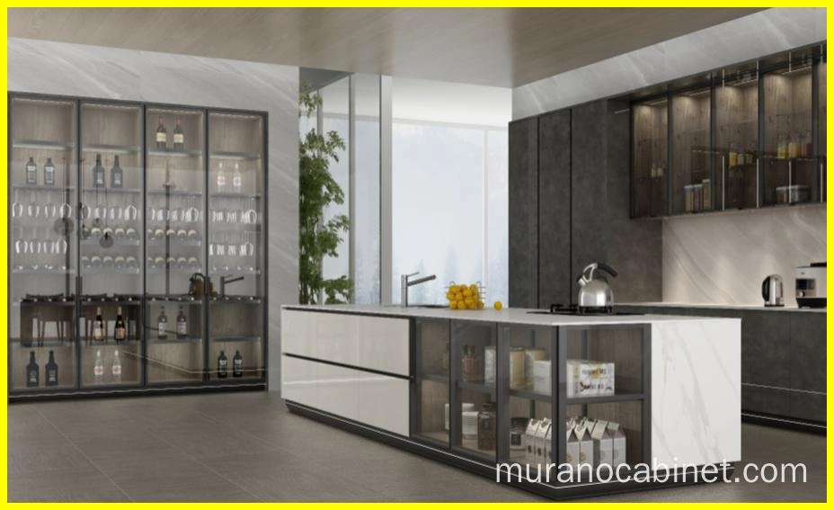 UV-marble-color-high-glossy-kitchen-cabinet-2 UV marble color high glossy kitchen cabinet 2