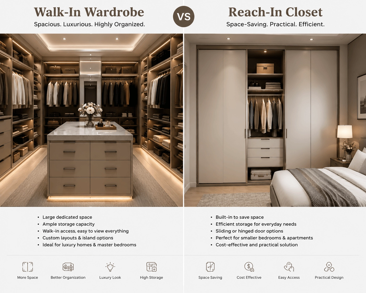 walk in vs reach in