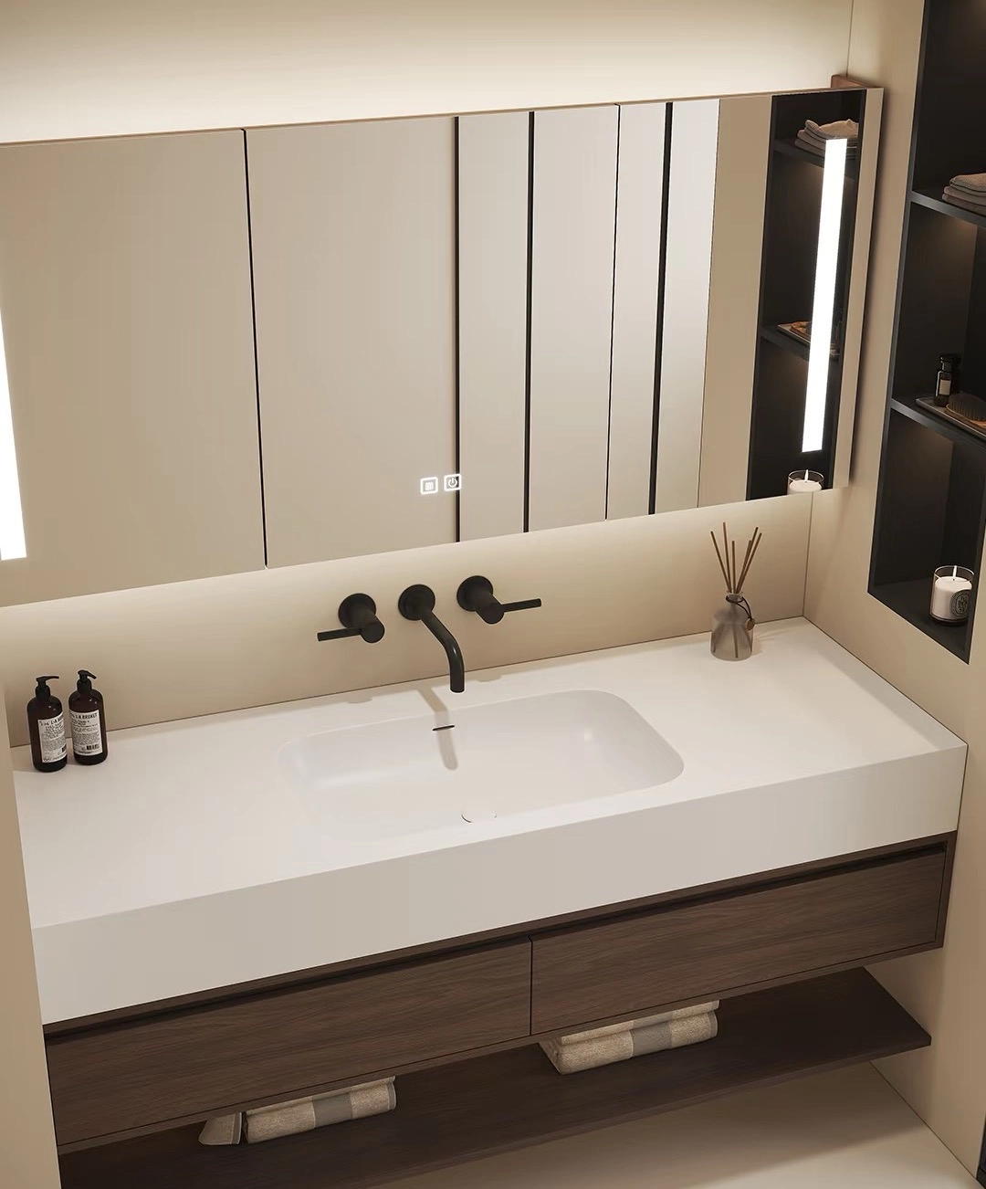 wooden bathroom cabinet.4