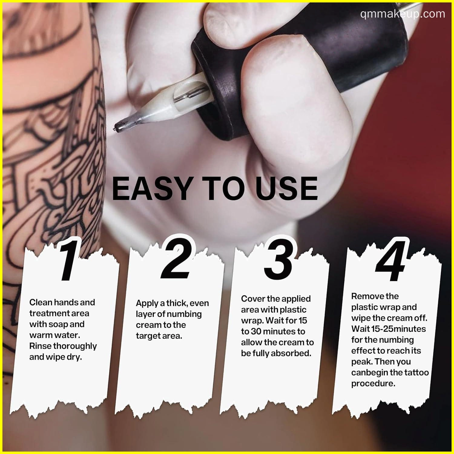 does tattoo numb cream work