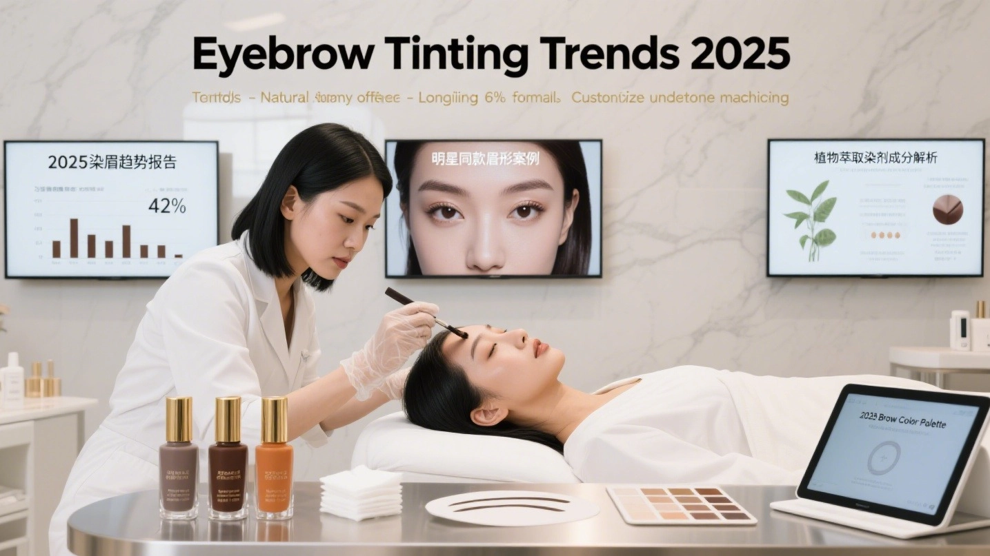 eyebrow tinting trends 2025