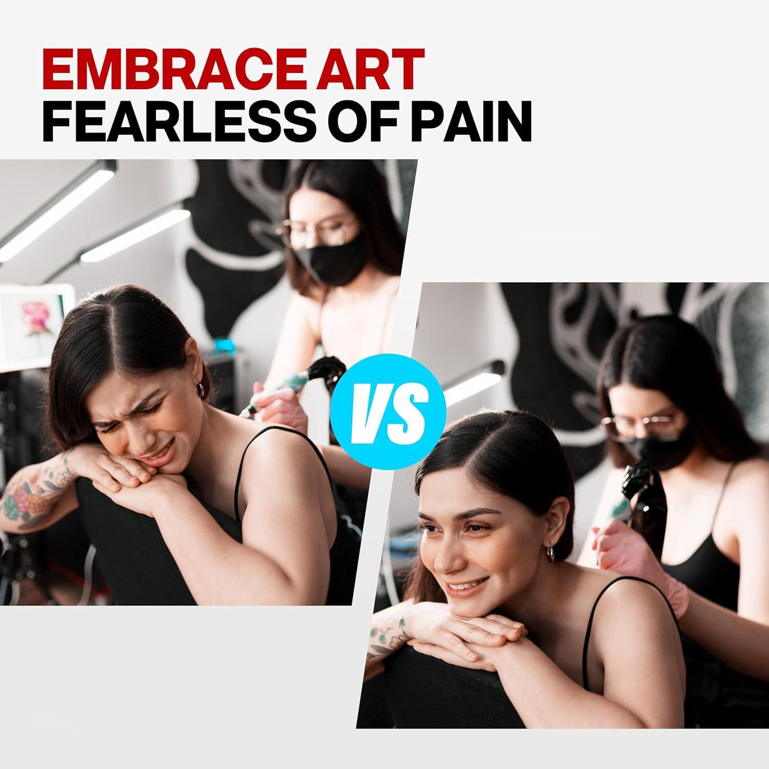 numb ink pain free tattoo cream