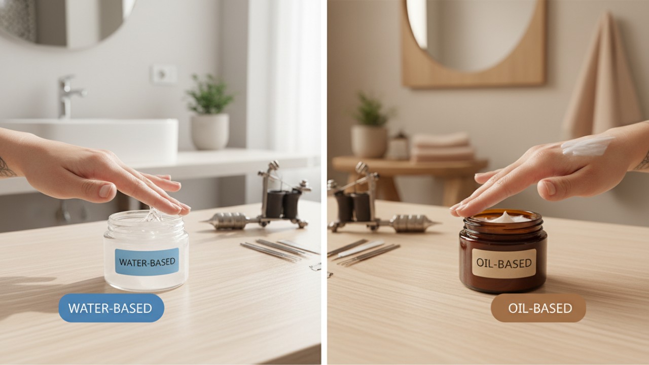 Water-based vs oil-based numbing cream